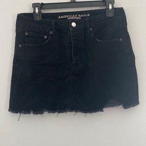 Black American Eagle jean skirt